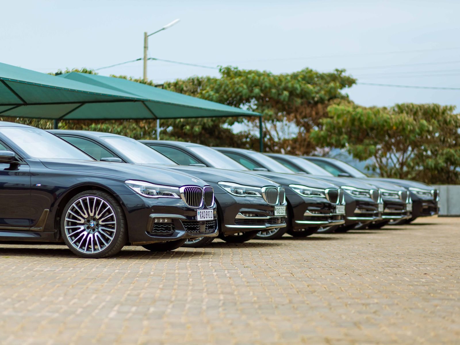 BMW 7 Series interior wedding Melbourne